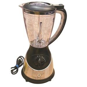 Bella Cucina 5-Speed Countertop Blender 1.5L Plastic Pitcher Silver Black Pulse